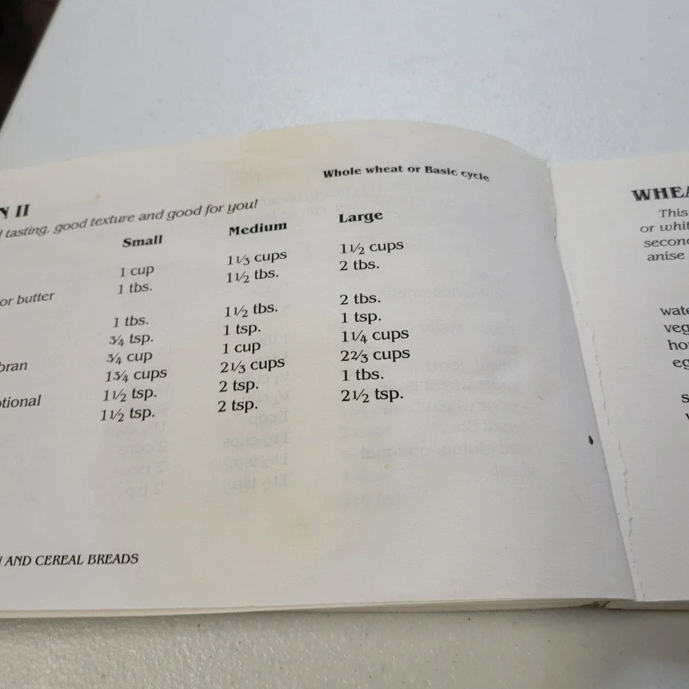 The Bread Machine Cookbook Sourdough German‎ Vintage Recipes 1991